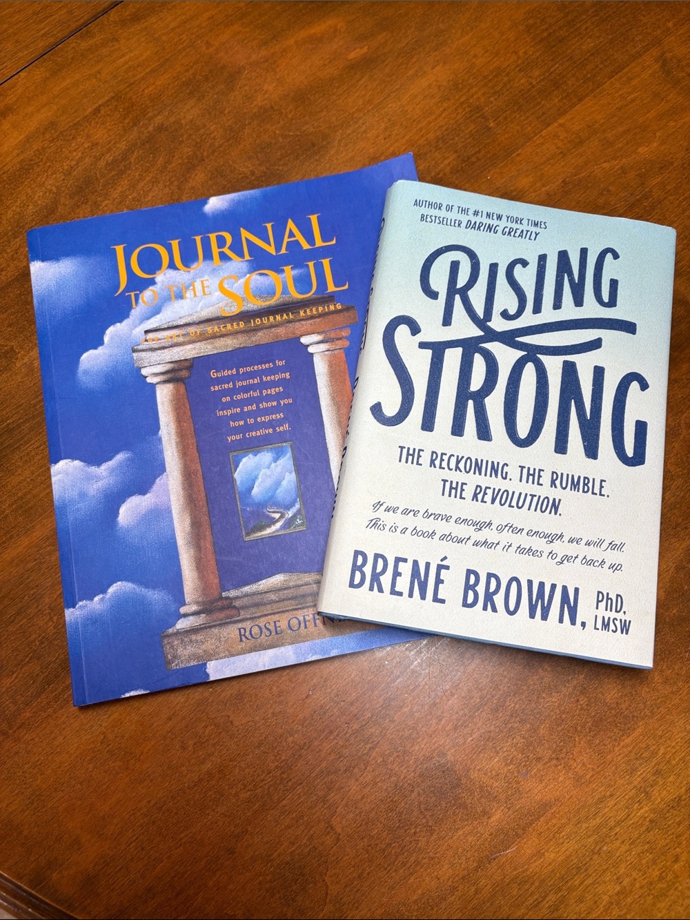 Rising Strong, Hardback, & Journal to the Soul, Paperback, Book Set